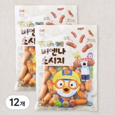 목우촌 뽀로로와 친구들 비엔나소시지, 270g, 12개