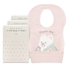 아가짱 유아용 일회용 턱받이, 강아지, 20개입, 3개
