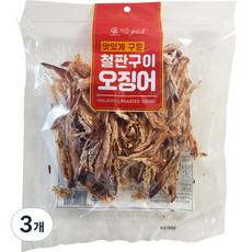 서울지앤비 철판구이 오징어, 3개, 165g