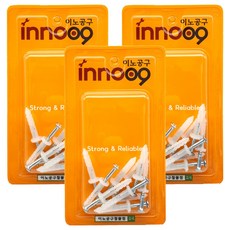 Innotime 混凝土刀塊螺絲一體成型(5x40mm)，10個，NIT601, 30套
