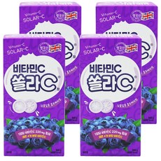 고려은단 쏠라C 정 블루베리맛, 80정, 4개 80정, 4개