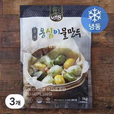 굿푸드 삼색 옹심이 물만두 (냉동), 1kg, 3개