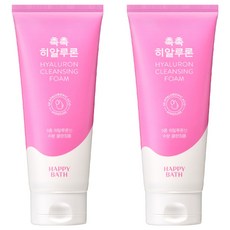 해피바스 촉촉 히알루론 클렌징 폼, 해피바스 촉촉 히알루론 클렌징폼 200g 2개, 200g, 2개