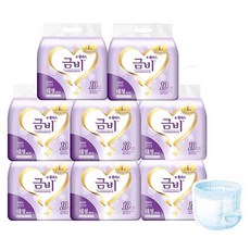 KUNBI 男女通用內褲尿布, 8個, 大型, 10入