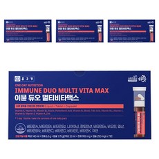 종근당 이뮨 듀오 멀티비타맥스, 7회분, 3개