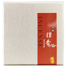 煙雲如水 倒流香 天然檀香, 高2.6cm, 直徑1.2cm, 1盒