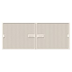 Hubatt 寬幅可折疊乾燥餐具乾燥墊，18x46公分，矽膠材質, 牛奶色, 1組, 1層