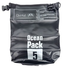 Hisato 防水桶包 單肩包, 5L, 黑色