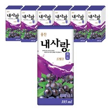 웅진 내사랑 포도 드링크팩, 185ml, 24개