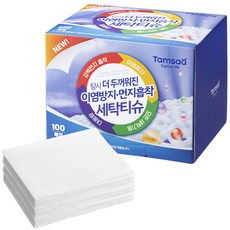 탐사 더 두꺼워진 이염방지 먼지흡착 세탁티슈, 1개, 100개입 1개, 100개입