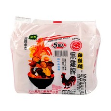 黑雞牌雞絲麵, 5包
