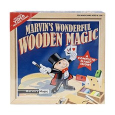 Marvin's Magic 馬文的 木製魔術寶盒 Set, 適合6-106歲的魔術師, 包括視頻說明, 1盒