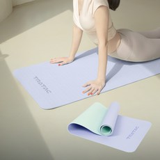 트라택 TPE 리버서블 요가매트, 라벤다퍼플+민트, 1개