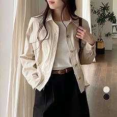 afinar 女款翻蓋口袋短夾克