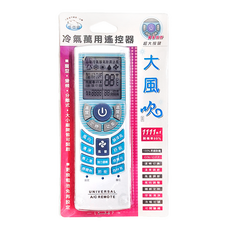 Dr.AV 聖岡科技 北極熊 萬用冷氣遙控器, 大風吹, 適用多種品牌, 更換電池免設定, LX-757, 1個