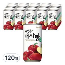 자연은 내사랑 사과 과일주스 180ml, 120개