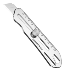 U ken 重型不鏽鋼6合1全鋼美工刀 18MM 銀色, 1支