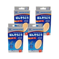 BAC 倍爾康 濕潤療法親水性敷料 M 4cm x 6cm 6枚入, M(6 x 4cm), 4盒