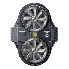 禾統 雙渦輪半導體直播手機降溫器 雙核心散熱器 直播降溫, 1個