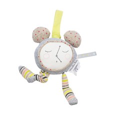 Moulin Roty Les Petits Dodos 早安娃娃 條紋襪子 振動鬧鐘, 微笑樹懶