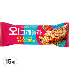 오리온 오 그래놀라 유산균바 15p, 35g, 15개