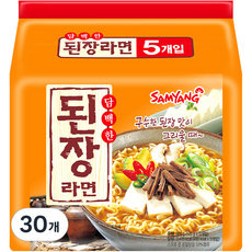 삼양 담백한 된장라면 120g, 30개