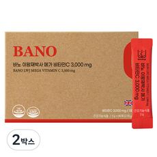 바노 이왕재 박사 메가 비타민C 3000mg 90p, 270g, 2박스