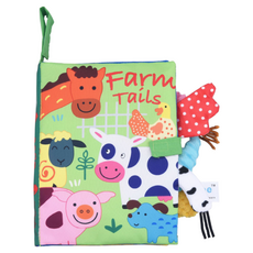OhBabyLaugh 尾巴書 布書 Farm Tails, F6
