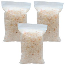 advance jewel 寶峻晶石館 玫瑰鹽粒, 水晶泡粗鹽 避邪開運 淨化 1KG (非食用級), 3包