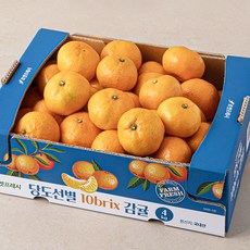 당도선별 10brix 감귤, 4kg(대과), 1박스