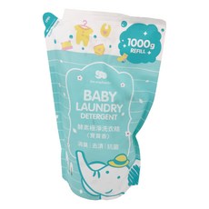 les enphants 麗嬰房 防蟎酵素極淨洗衣精 補充包 1000g, 1L, 1包
