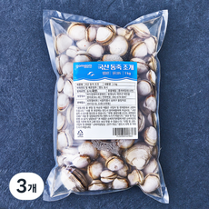 곰곰 국산 동죽 조개, 1kg, 3개