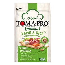 TOMA-PRO 優格 成犬 小顆粒乾飼料 羊肉 + 米, Omega 3成分 絲蘭精華 腸益菌與益菌生, 13.6kg, 1袋