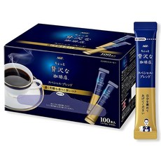 AGF 微奢華咖啡店 咖啡, 2g, 100條, 1盒