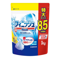 finish 洗碗機專用餐具小蘇打洗滌粉 檸檬 0530, 1kg, 1包