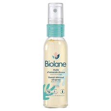 Biolane 法貝兒 親子甜杏仁按摩油 輕巧噴瓶設計 保濕舒緩, 75ml, 1瓶