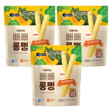 베베쿡 처음먹는 빼빼롱뻥, 30g, 3개, 단호박