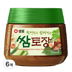 샘표 쌈토장, 450g, 6개