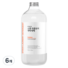 STOCK 아웃도어 세탁세제 본품, 1L, 6개