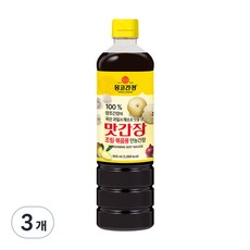 몽고식품 맛간장 조림 볶음용 만능간장, 900ml, 3개