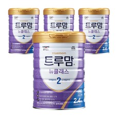 트루맘 뉴클래스 분유 2단계, 800g, 4개