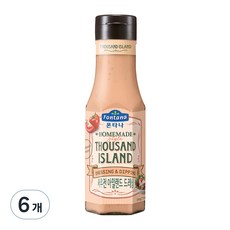 폰타나 사우전 아일랜드 드레싱, 250g, 6개