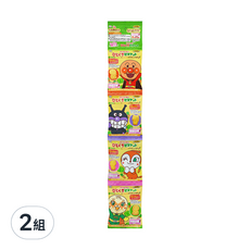 FUJIYA 不二家 麵包超人4連小餅乾, 蔬果, 80g, 2組