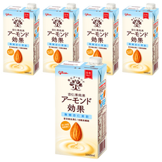glico 格力高 杏仁果效果 無糖杏仁果飲 1000ml, 1L, 5瓶
