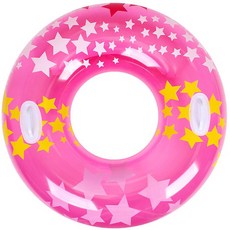 써니워터 스타 유아동 원형튜브 75cm, 핑크, 1개