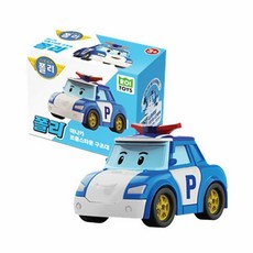 ROI TOYS 合金車系列 Robocar Poli 波力救援小英雄玩具車, 堅固金屬材質, 適合3歲以上兒童, 62 x 40 x 35mm, 波力款, 1個