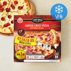 오뚜기 치즈크러스트 피자 페페로니 디럭스 (냉동), 510g, 1개입, 1개