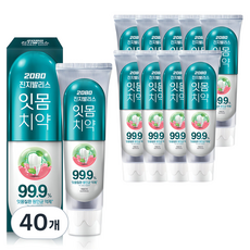 2080 진지발리스 허벌민트 잇몸치약, 150g, 1개입, 40개