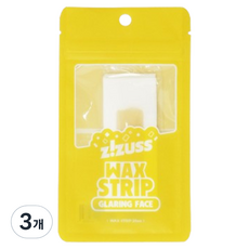 지저쓰 왁스 스트립 글레어링 페이스, 10g, 3개