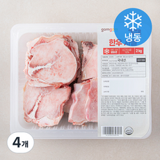 곰곰 한우 사골 (냉동), 2kg, 4개